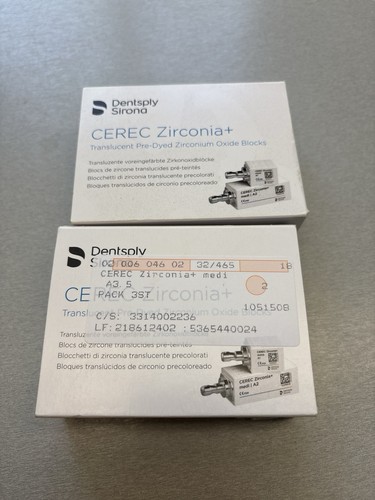 Cerec zirconia medi 5 - cerec, a3,5