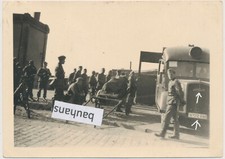 Foto Wehrmacht Opel Blitz Bus 1940  2.WK (800a)