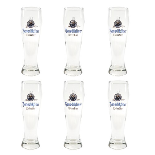 Benediktiner bierglas - 6x,