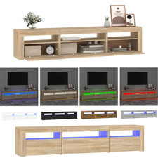 RGB LED TV Schrank Lowboard Fernsehschrank Fernsehtisch TV Ständer Unterschrank