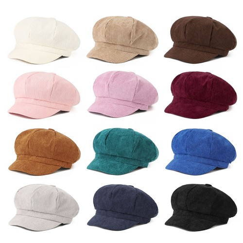 Damen schirmmütze cord mütze - schirmmütze,