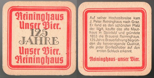 Alter bierdeckel 1978 125 - alter,