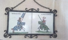 Antik Fliese Ritter-