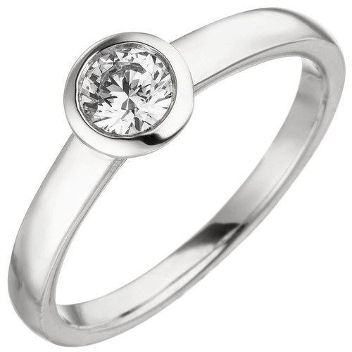 Ring solitär damenring - damenring, mit