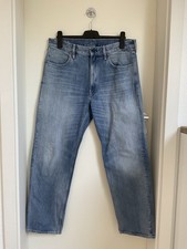 G-STAR Herren Jeans Type 49 Relaxed Straight 33/30 Blau Baumwollmischung 