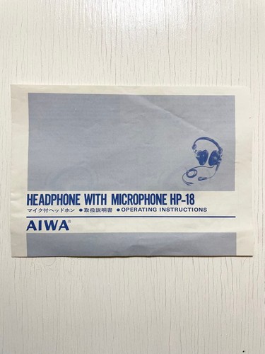Catalog aiwa headphones - catalog, hp-18