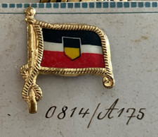 Patrioten Nadel Deutsches Reich 1WK Nationalfarben Fahne Flagge Österreich 2cm