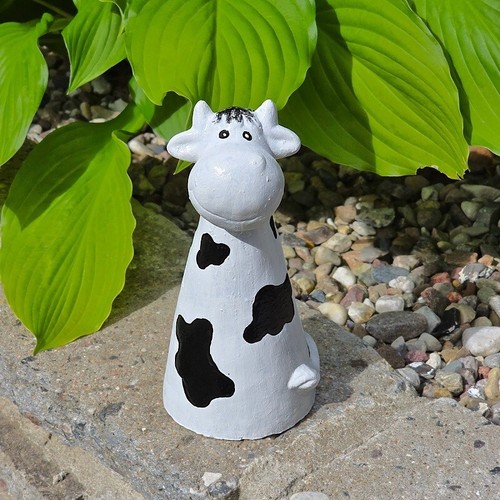 Gartenfigur kuh kühe aus - gartenfigur,