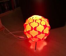 IKEA FILLSTA TISCHLAMPE Orange  Nachttischlampe Vintage Retro Design Deko