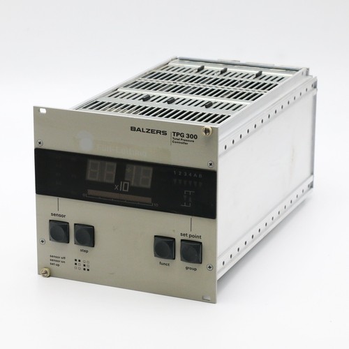 Pfeiffer vacuum balzers - pfeiffer, tpg