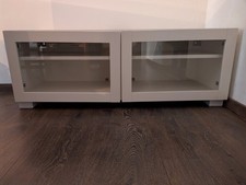 Ikea Besta TV-Bank, Weiß mit