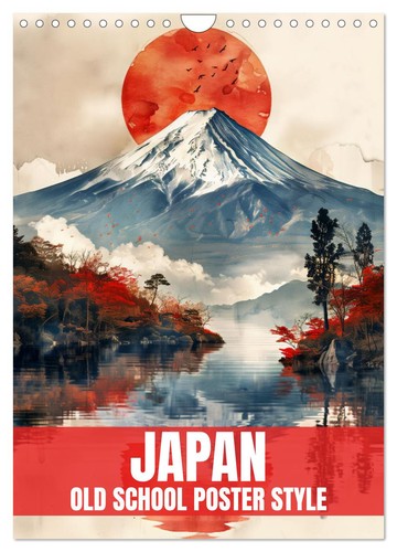 Japan old school poster - japan,