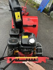 Schneefräse Benzin Mit Schneeketten