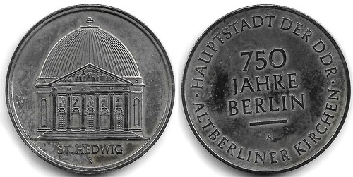 Medaille der berliner - der, münze