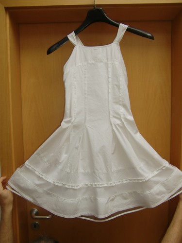 Kleid weiß festlich hochzeit - weiß,
