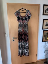 Kleid Maxi blau/Muster Größe
