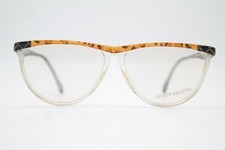 Vintage Brille RENATO BALESTRA GREGORIANA Mehrfarbig Transparent Gold Oval 