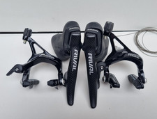 NOS Neu   SRAM Rival Carbon Shift/Brake Levers Double Tap 2x10 Speed