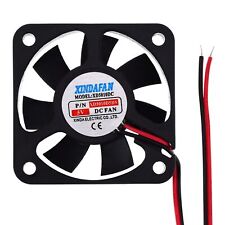 Xinda Mini Lüfter, 50 x 50 x 10 mm, Miniatur Ventilator, 21,2 m³/h, 5 V / DC