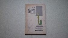RASSPE SÖHNE Original Preisbuch  Ausgabe 17 B  09/1935  130 Seiten