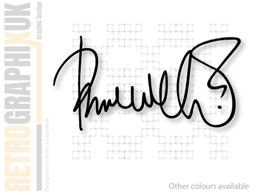 Paul weller autogramm styled - weller, "styled