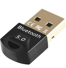 Maxuni Bluetooth 5.0 USB-Dongle-Adapter für PC, Bluetooth- Empfänger für Laptop-