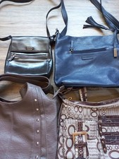 4 Damen Handtaschen im SET **JOOP** Handtasche schwarz Leder **SchulterGlück** 