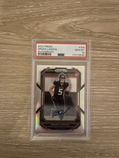 Drake London 2022 Panini Prizm Auto Rookie RC PSA 10