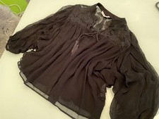 Zara, Bluse, Spitzeneinsatz