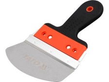 Spachtel gebogen Eimerschaber 160mm Stuckateurspachtel Edelstahl Maurerkelle