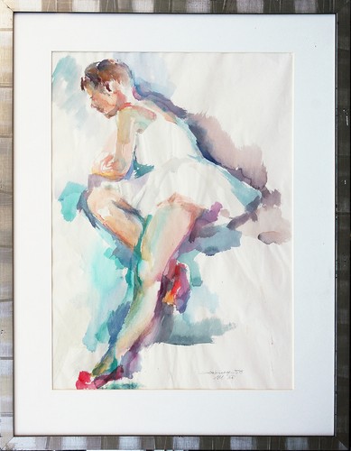 Ballett tänzerin aquarell - ballett-tänzerin,