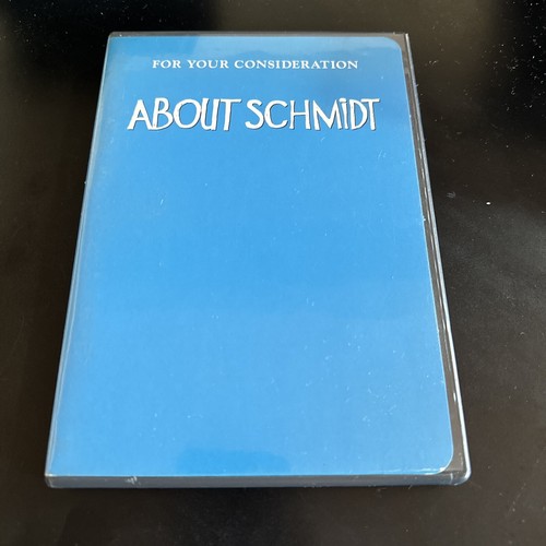 About schmidt dvd fyc - schmidt, new