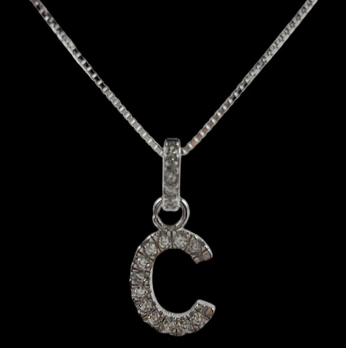Halskette silber 925 - halskette, buchstabe
