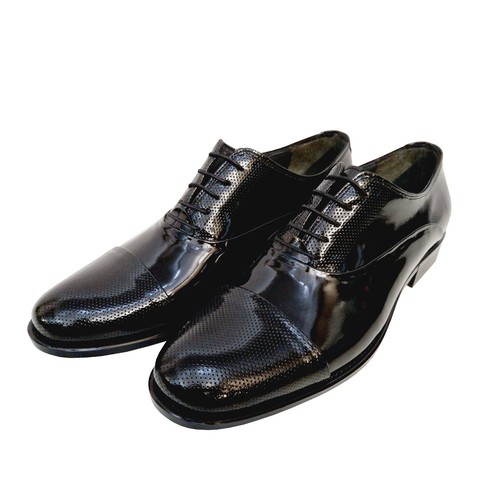 Herren lack schuhe leder - schuhe,