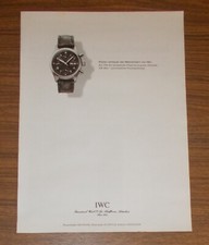 Seltene werbung vintage iwc - vintage,