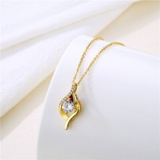 750 Gelbgold Halskette Herz