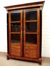 Vitrine Bücherschrank Kirsche