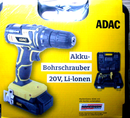 Adac akku bohrschrauber - akku-bohrschrauber,, 20