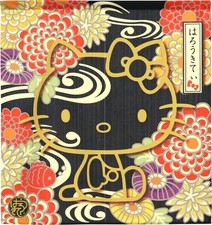 Hello Kitty Yuzen-Stil Japanischer Traditioneller Noren Vorhang Niedliche Woh...