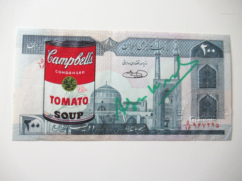 Andy warhol banknote 1x - andy, warhol: