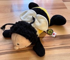 Nici Happy Springtime Biene Hummel, schwarz gelb, ca. 20 cm