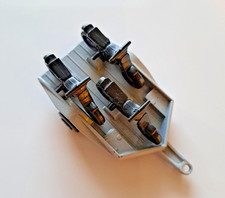 Matchbox Superfast  Motorcycle Trailer grau - schwarze Bikes  selten !