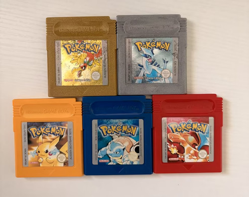 Pokémon game boy 5er - boy, set
