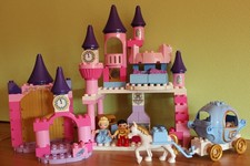 LEGO Duplo 6154 Cinderella Märchenschloss und 6153 Kutsche 2 Sets gereinigt