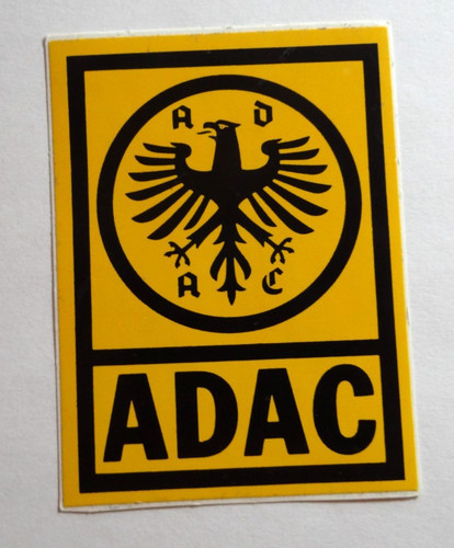 Werbe aufkleber adac club - werbe-aufkleber,