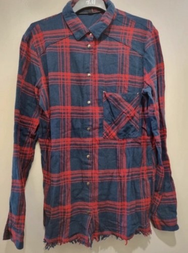 Flanell bluse kariert - flanell,