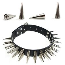 Nietenhalsband Choker Killernieten 28mm mit 30 Nieten 2-reihig Gothic Punk Rock