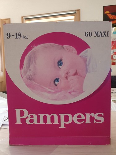 Leere schachtel pampers - schachtel, für