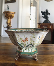  Porzellan Bronze Schale
