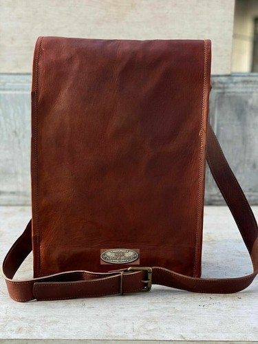 Vintage leder umhängetasche - vintage,